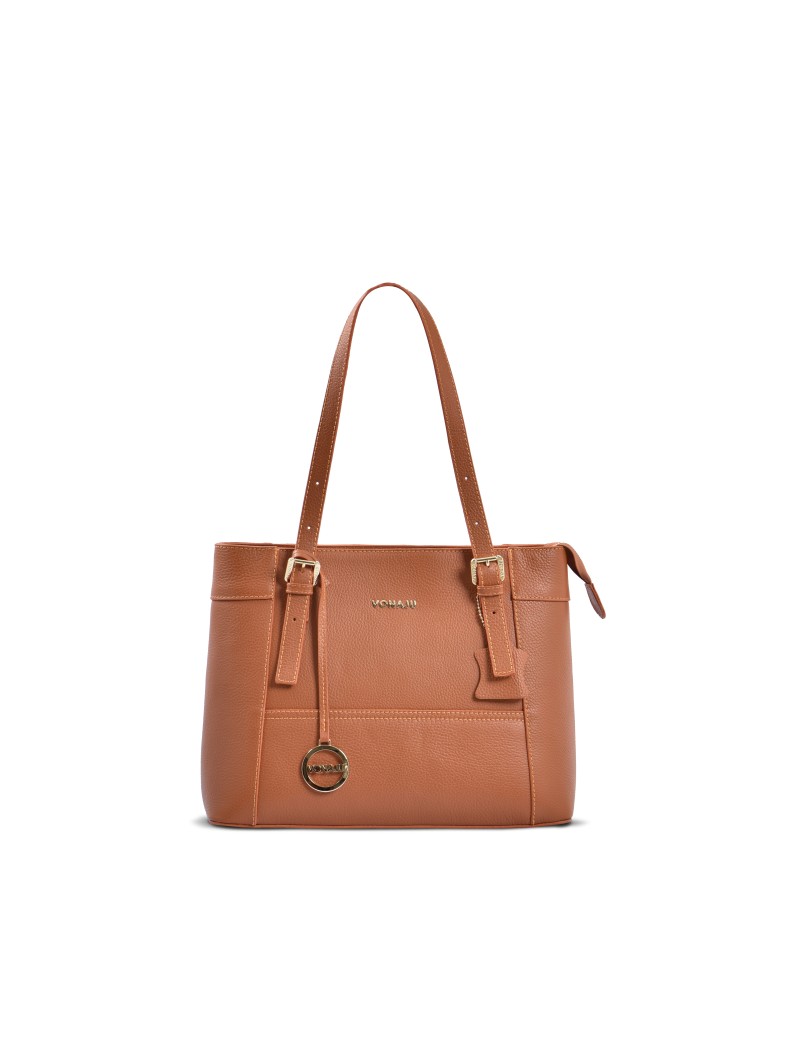 Vonaju Brown Timeless Leather Bag